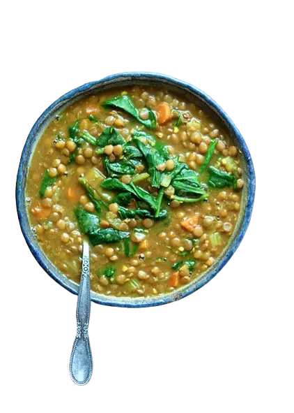 Weight Loss Soup Ideas-Lentil and Spinach Soup